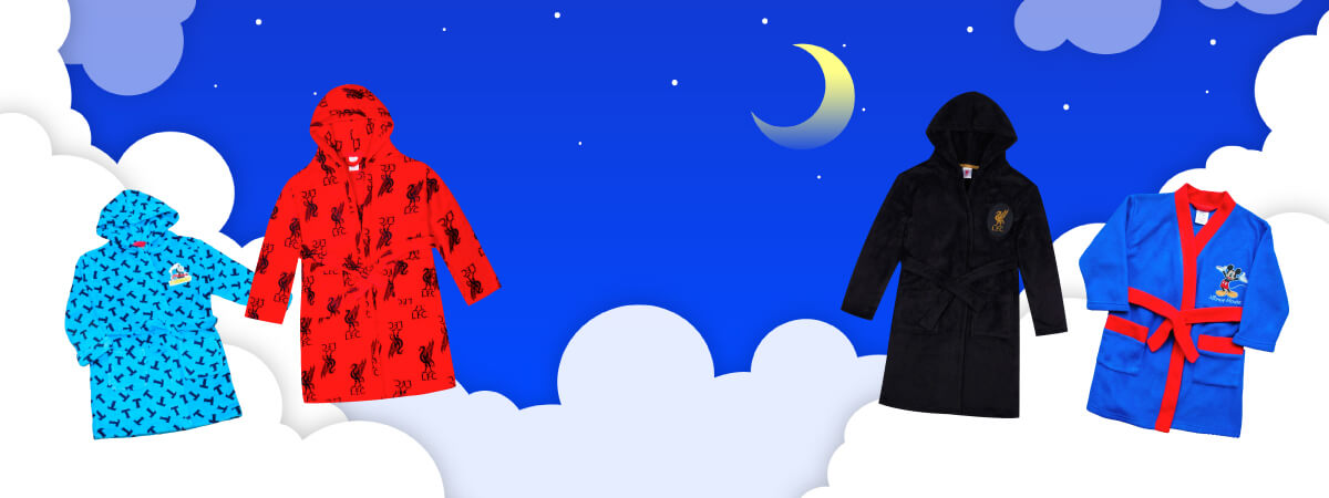 Boys Dressing Gowns Starting from 7.99 Pyjamas