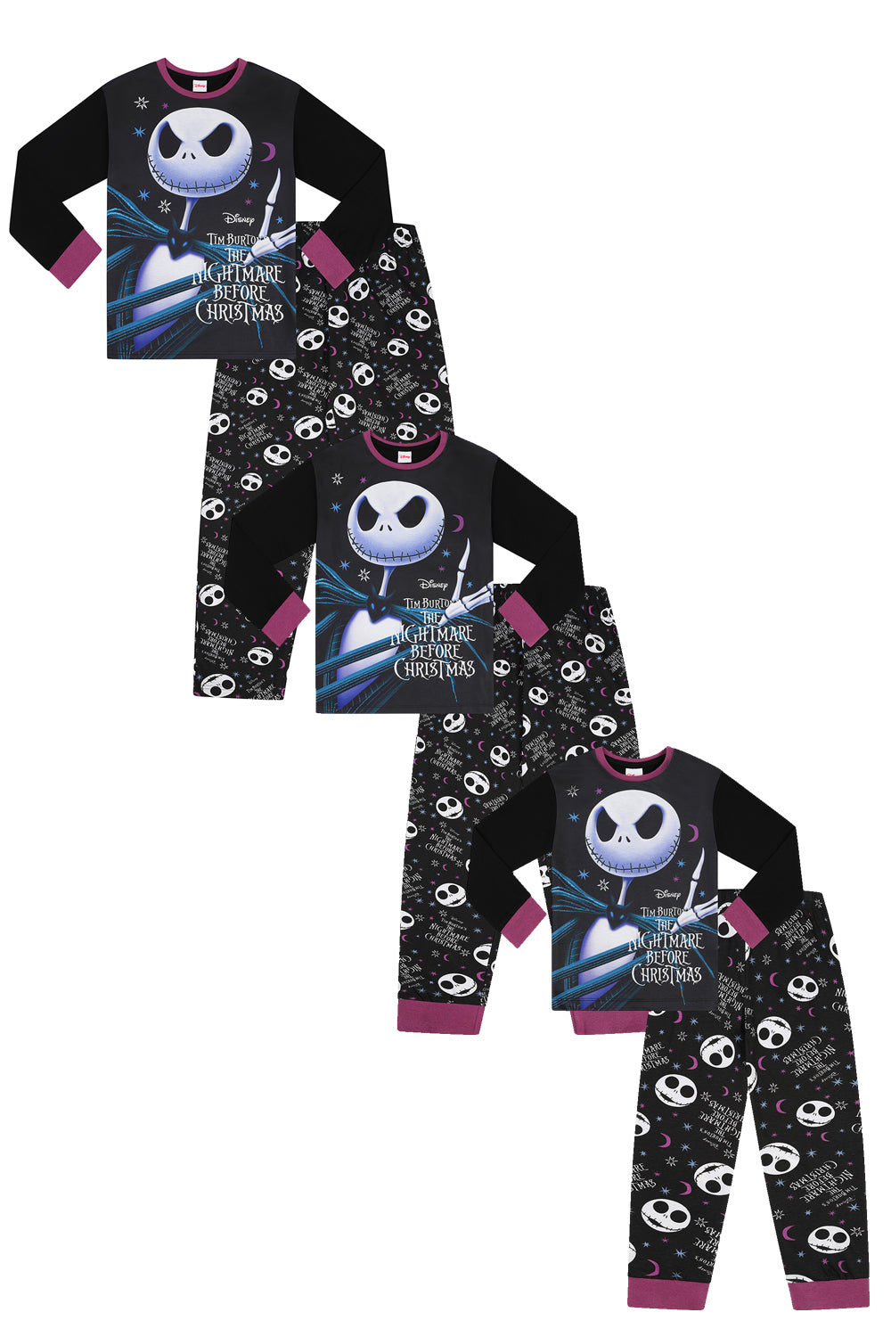 Disney The Nightmare Before Christmas Tim Burton Family Matching Long