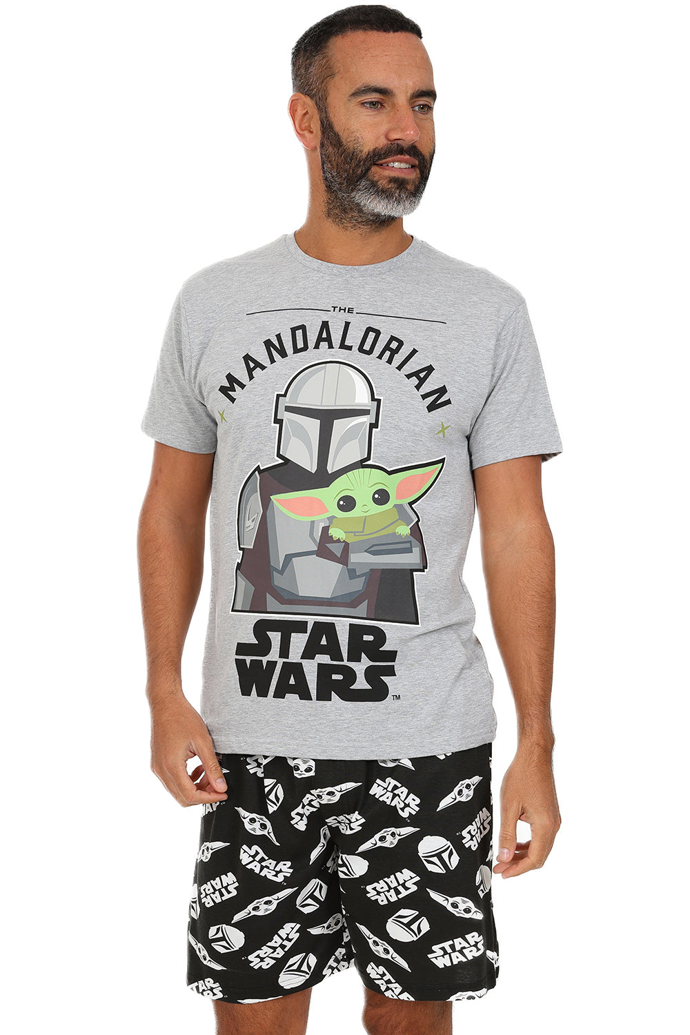 Pajama Sets Men's Baby Yoda Pajamas Mens Star Wars Pyjamas