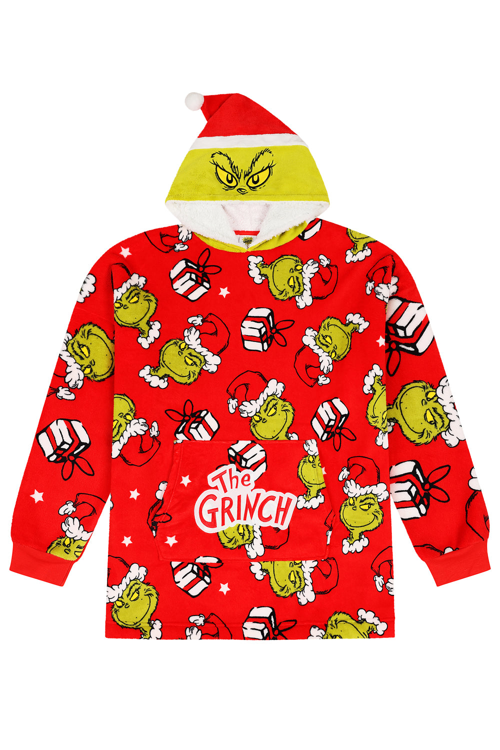 The Grinch Family Christmas Kids And Adults Fully Lined Luxury Oversiz