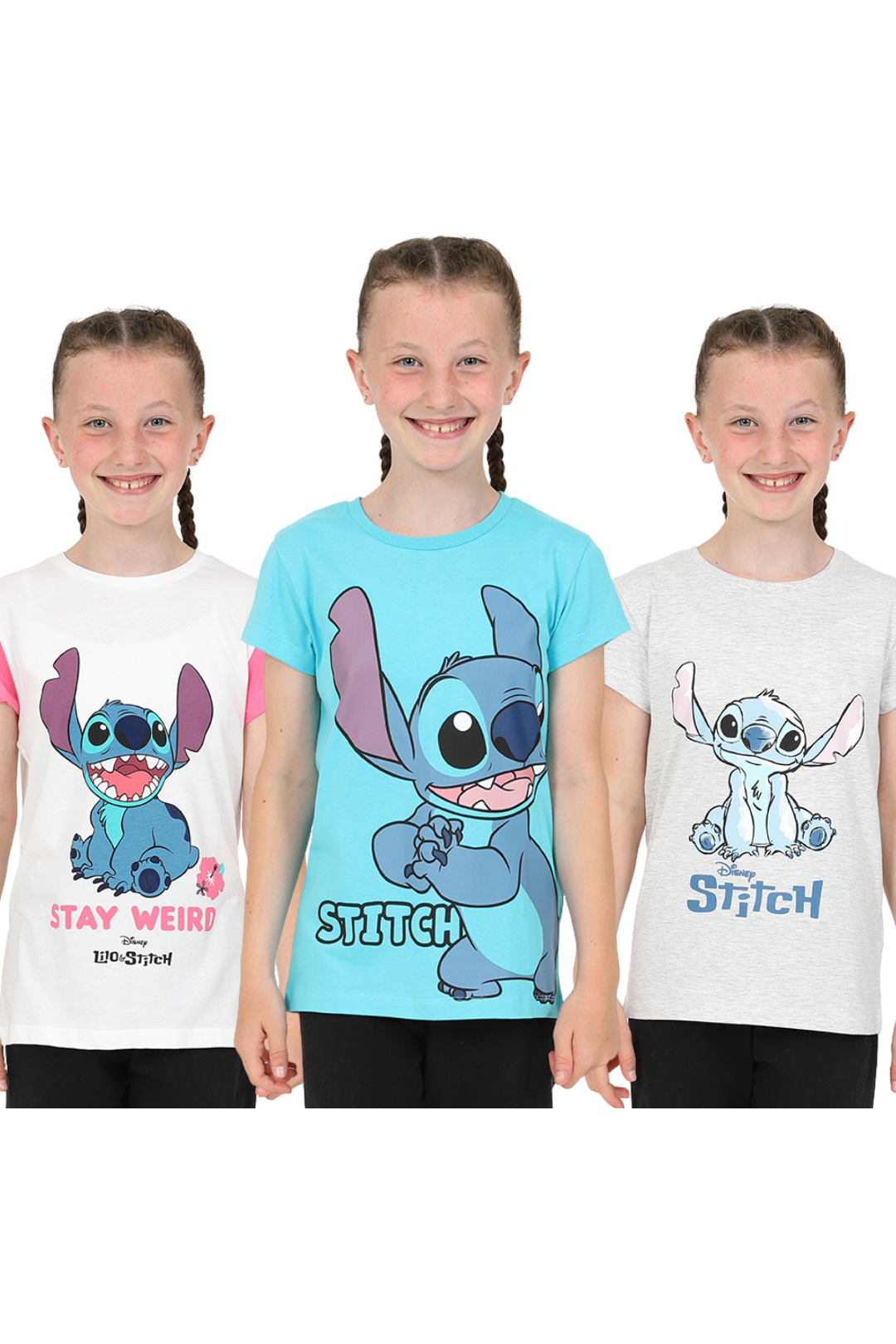 Girls t shirt 2024 multipack