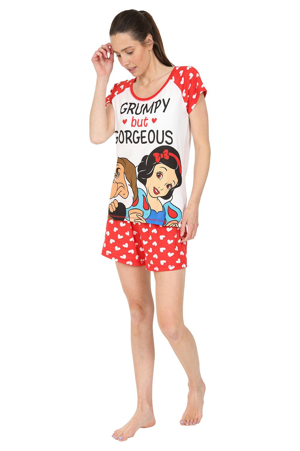 Nightwear Grumpy Pyjamas Ladies Women's Snow White 'Grumpy But