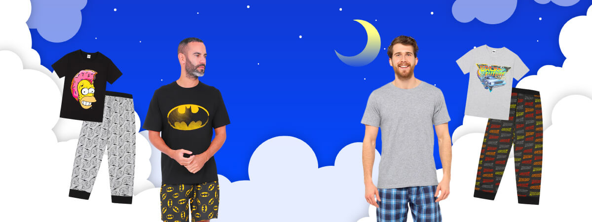 Men's Character Pyjamas | Men's Cartoon Pyjamas