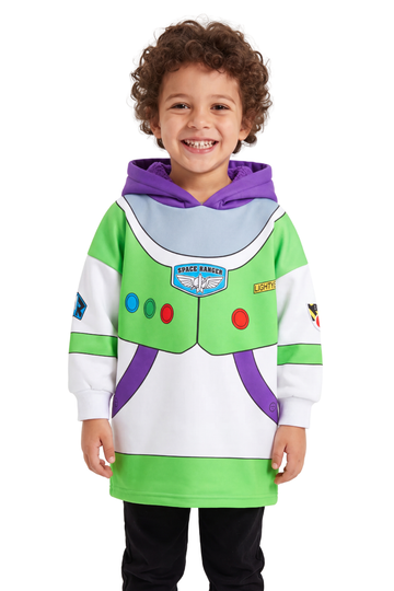 Boys Disney Toy Story Buzz Lightyear Fleece Hoodie