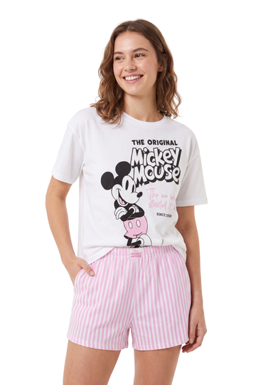 Womens Disney Mickey Mouse 'The One Who Started It All' Since 1928 Short Pyjamas
