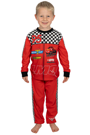 Disney Cars Lightning McQueen Racing Suit Long Pyjamas