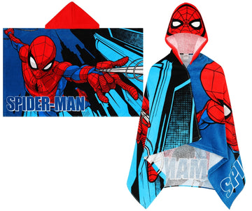 Marvel Spider-Man Hooded Poncho Towel