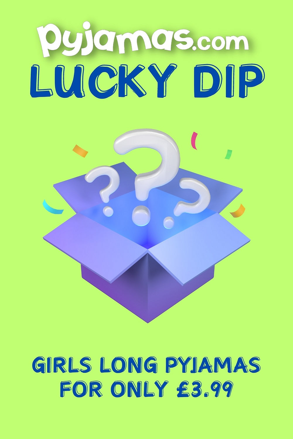 Girls Lucky Dip Long Pyjamas