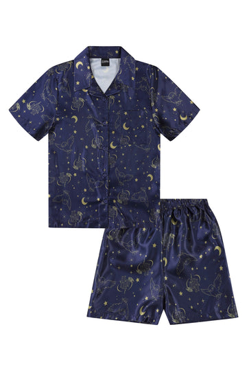 Women's Harry Potter Hedwig Short Satin Pyjama Set