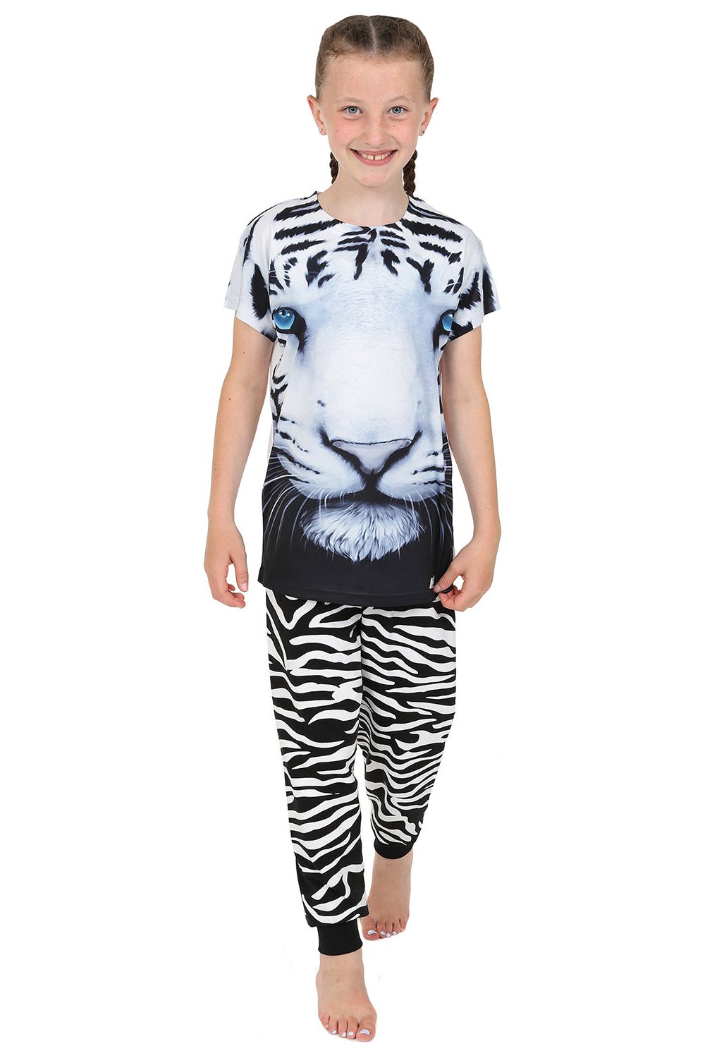 3D Style Tiger Long Pyjamas