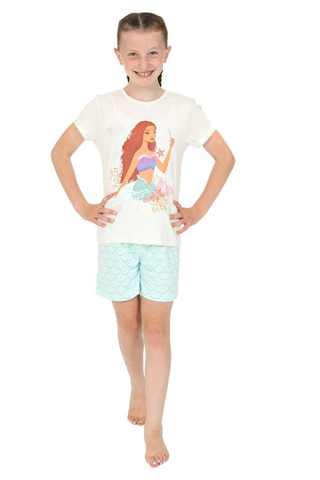 Girls Disney The Little Mermaid Movie Short Pyjamas