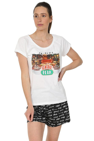 Womens Friends Central Perk Short Pyjamas