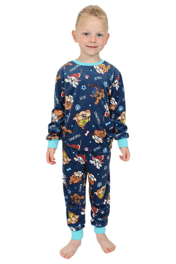Paw Patrol Boys Luxury Fleece Long Pyjama Set