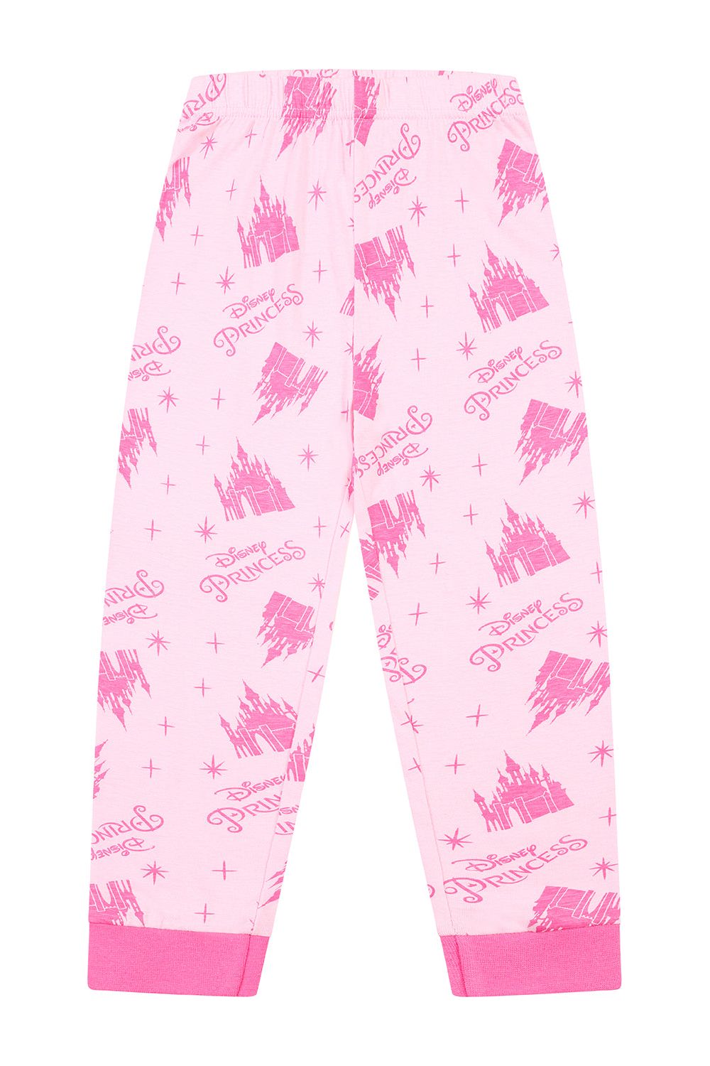 Pink Princess Pyjamas Girls Disney Princess 'I Belong In A Castle' Pyjamas Pink Long PJs
