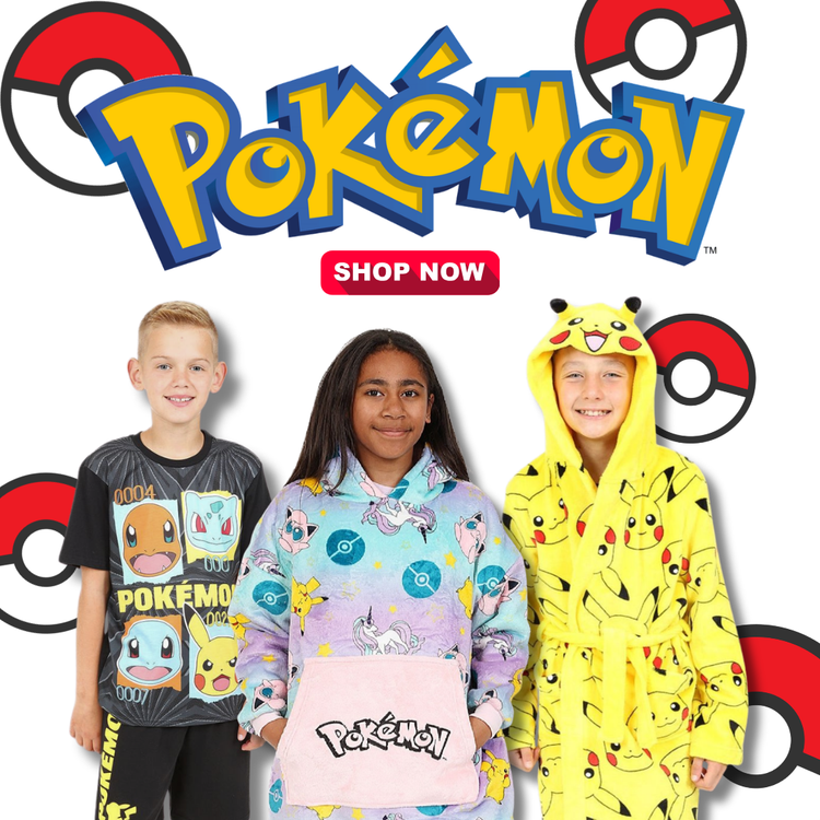 Kids Pokemon pyjamas – comfortable boys and girls sleepwear UK