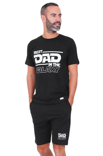 Mens 'Best Dad In The Galaxy' Pyjamas Fathers Day Short PJs