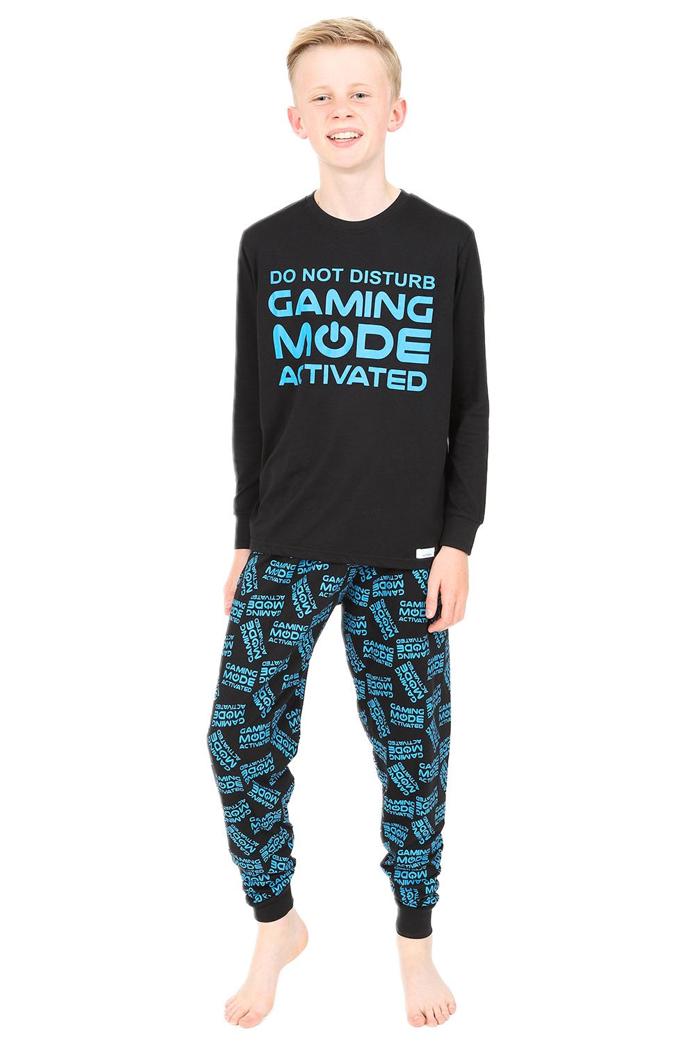 Gaming Mode Blue Activated Long Pyjamas