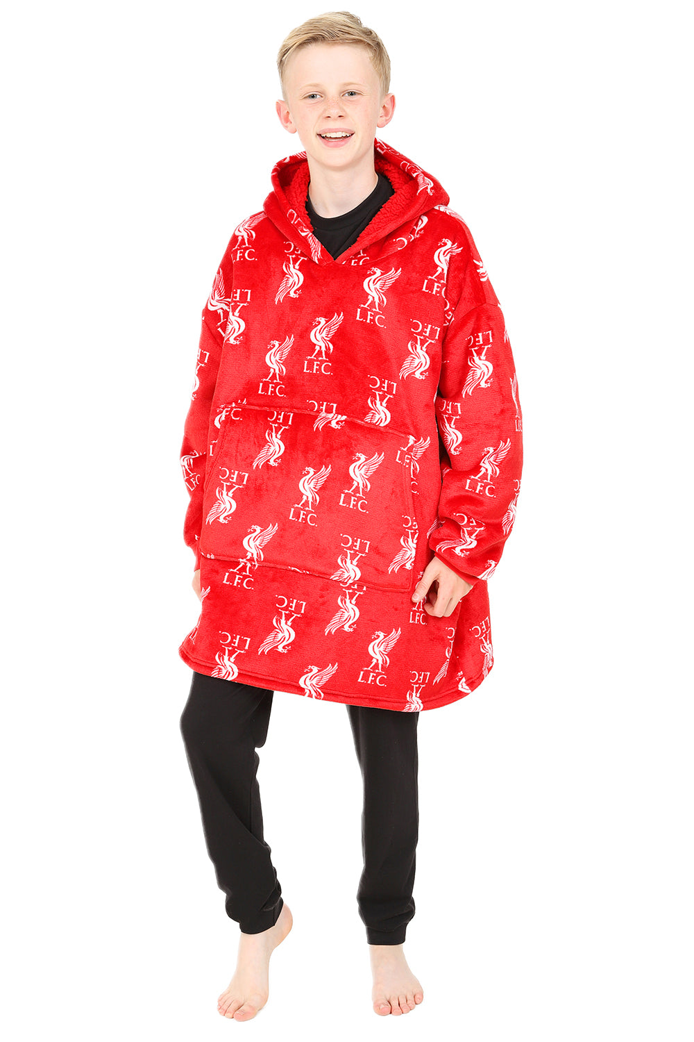 Liverpool Fc Hat Liverpool FC Fleece Blanket Boys Red White