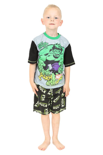 Boys Marvel The Incredible Hulk Short  Pyjamas