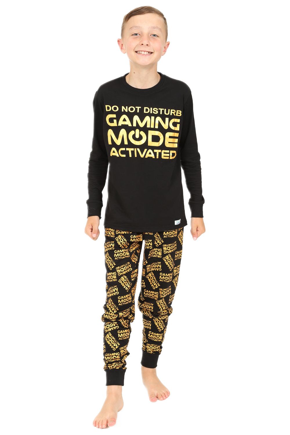 Gaming Mode Gold Activated Long Pyjamas