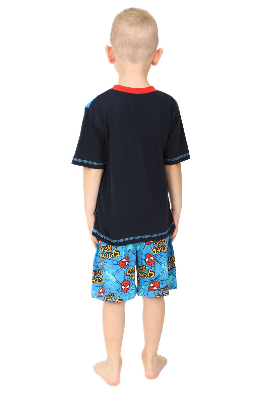 Pigiama Marvel Avengers Per Bambino 2 Pezzi - Maglietta E Pantaloncini In Cotone Morbido, Taglia 6 Anni, Blu