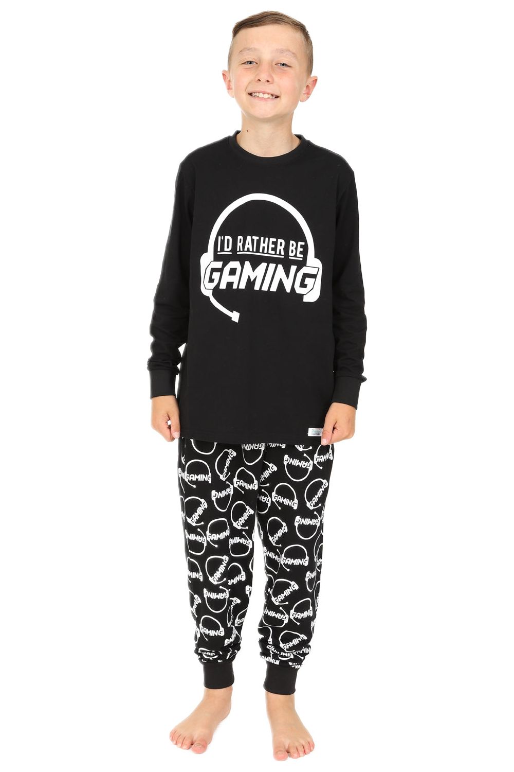 Boys I'd Rather Be Gaming Long Pyjamas