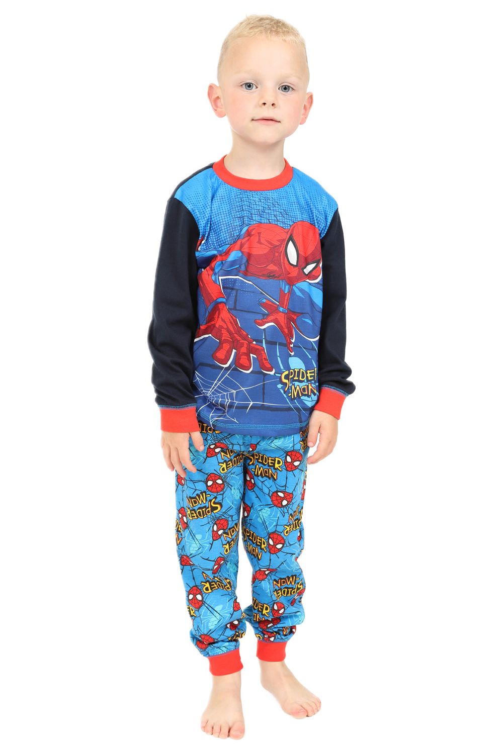 Boys Spiderman Long Pyjamas
