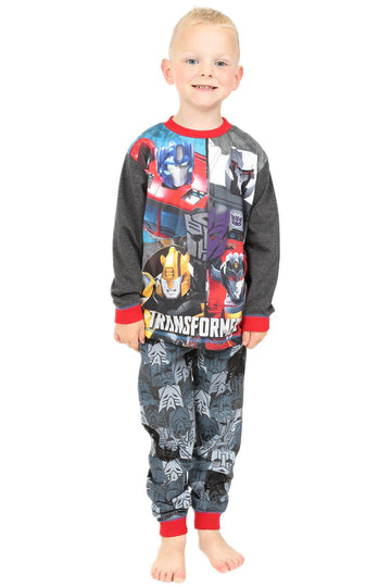 Boys Transformers Optimus Prime and Bumblebee Long Pyjamas