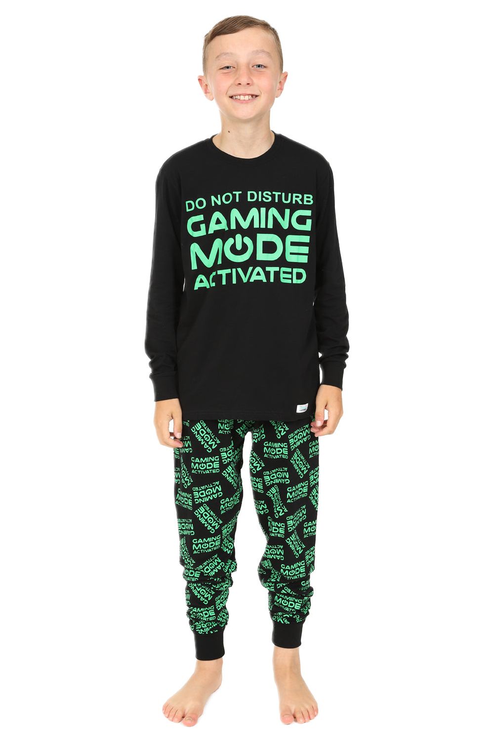Gaming Mode Green Activated Long Pyjamas
