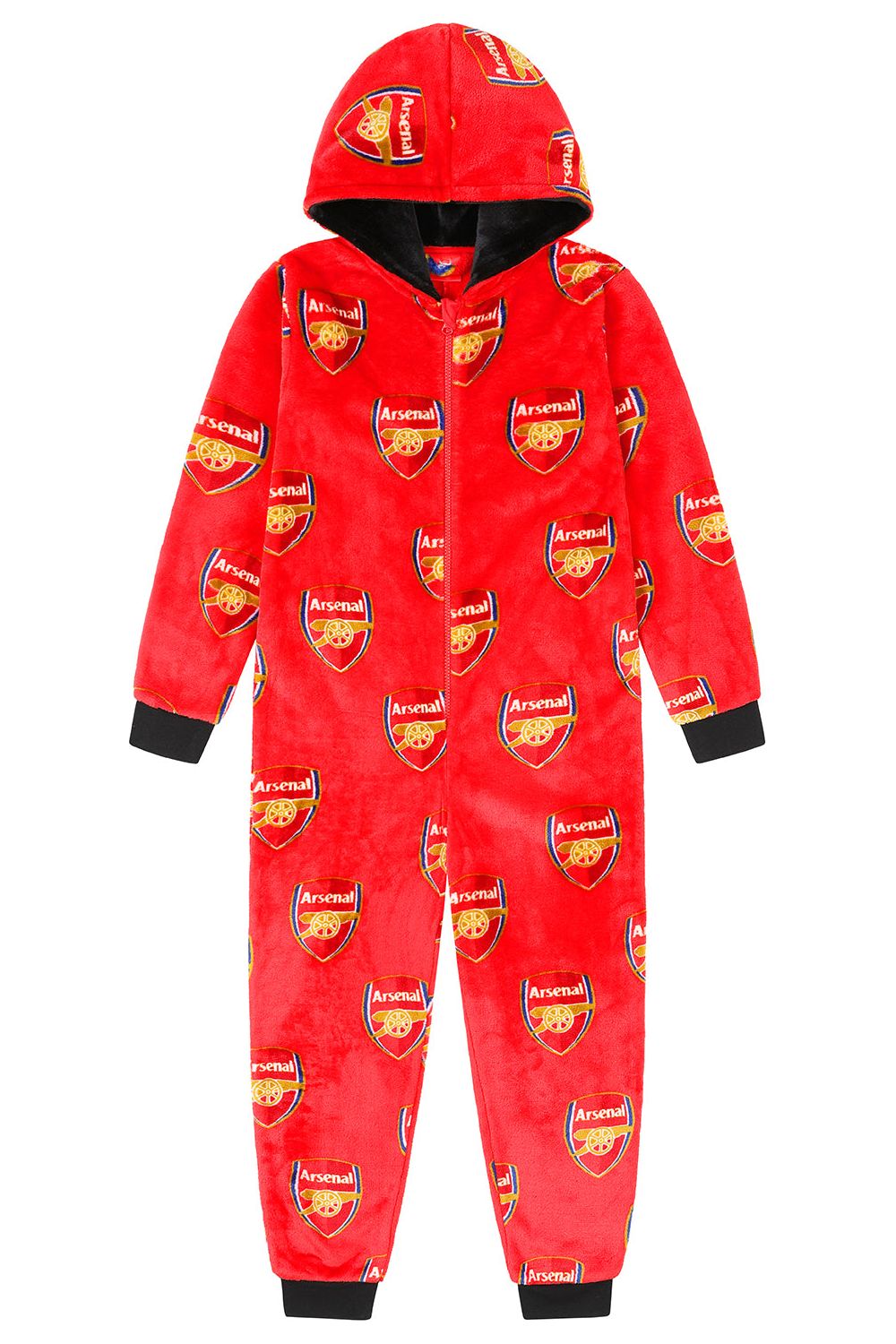 Arsenal Pyjamas Boys Arsenal Football Club Fleece Sleepsuit Kids All in One