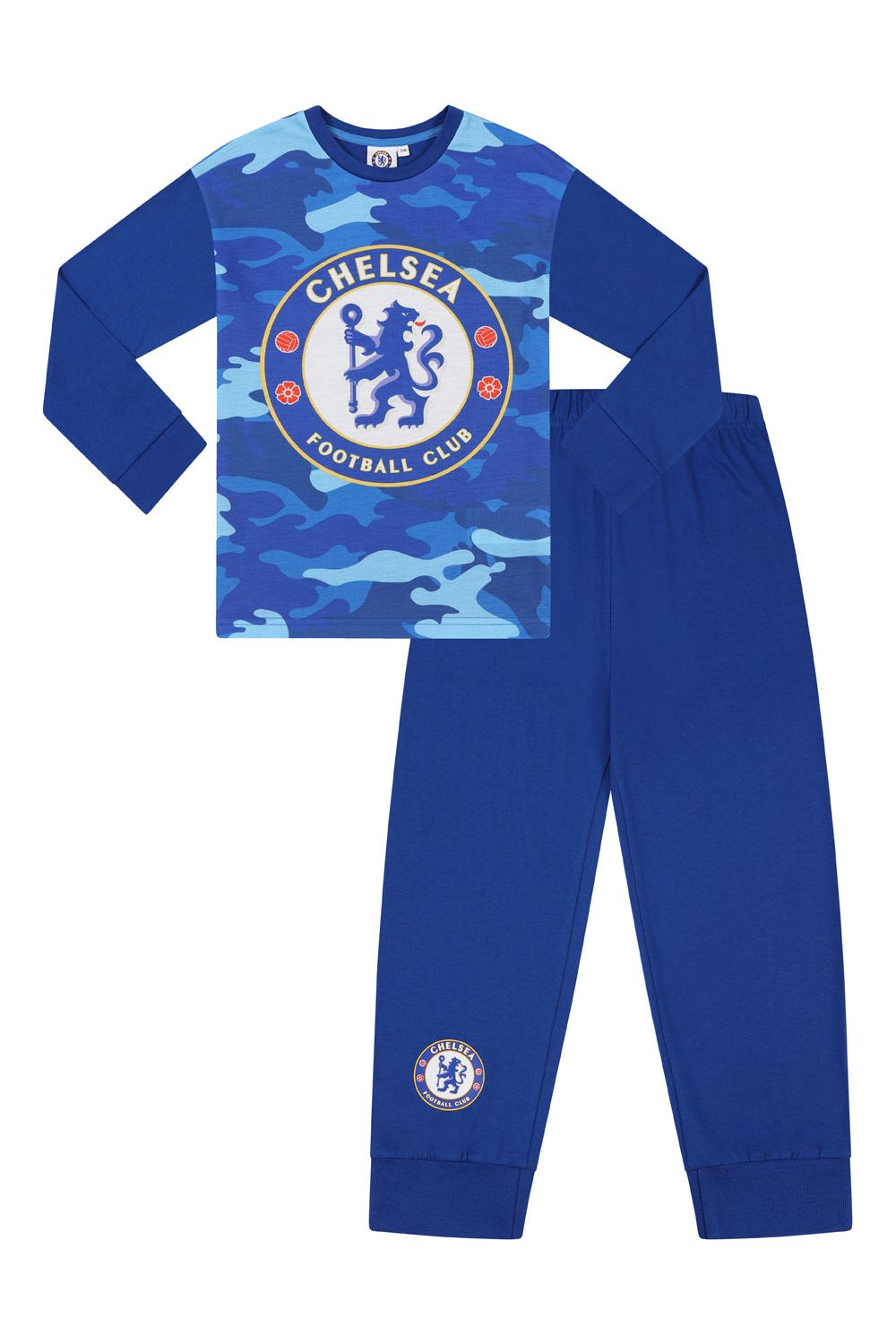 Pyjama Court Officiel Chelsea FC - Ensemble Garçon Avec Logo Écusson - Confort & Style