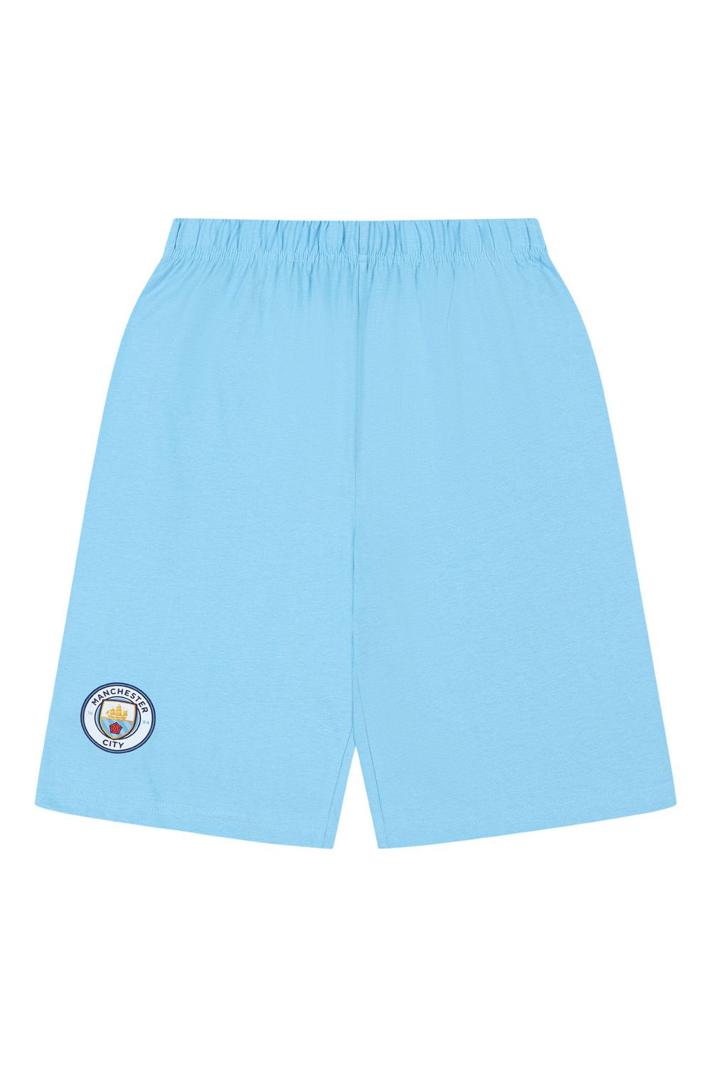 Pyjama Court Manchester City Officiel Enfant - Short Football Sky Blues