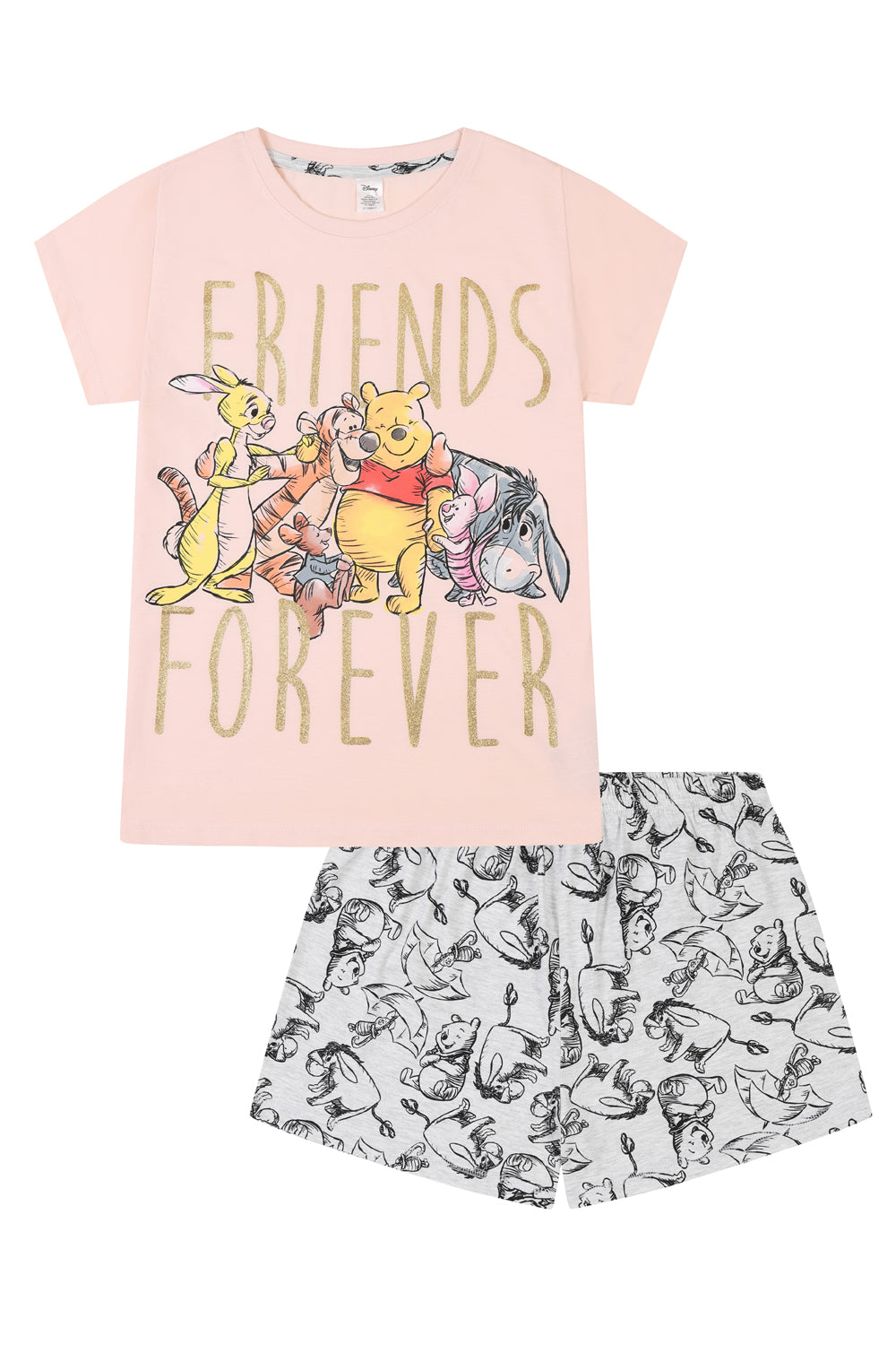 Disney Store Pooh Pyjamas Womens Disney Winnie The Pooh Friends Forever Short Pyjamas
