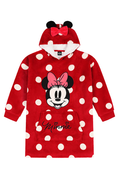 knee length dresses for ladies Girls Minnie Mouse Fully Lined Luxury Oversized Fleece Hoodie