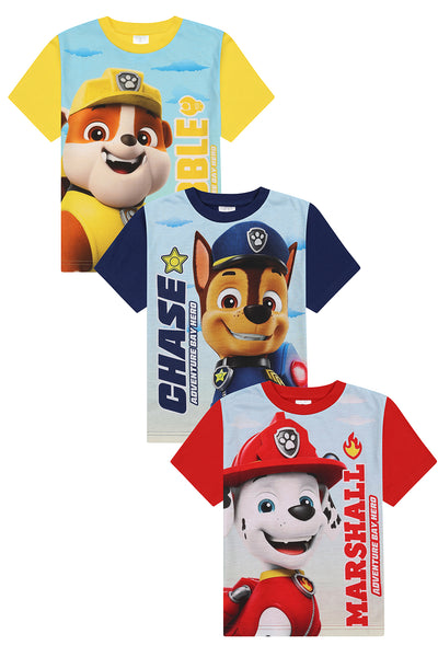 Rubble & Crew Nickelodeon Paw Patrol Chase Marshall Rubble Toddler Boys T-Shirt Paw Patrol Backpack