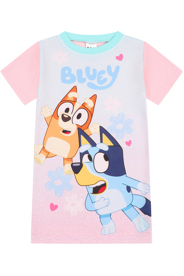 Bluey and Bingo Girls Nightie Nightdress Nightgown for Kids