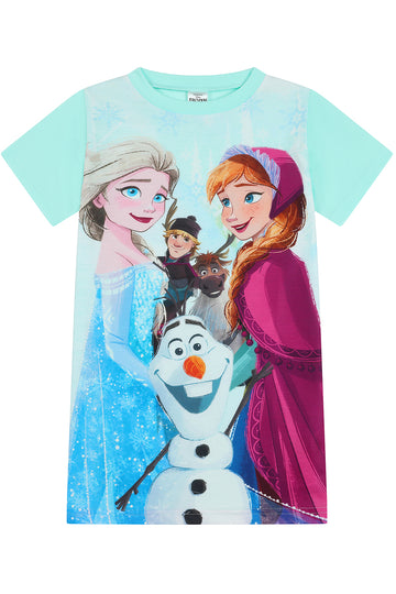 Girls Disney Frozen Nightie Nightdress