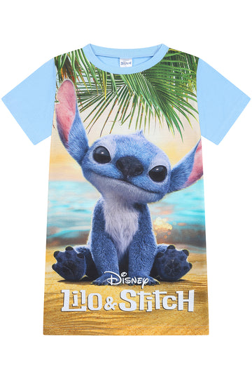 Girls Disney Lilo and Stitch Live Action Movie Nightie Nightdress