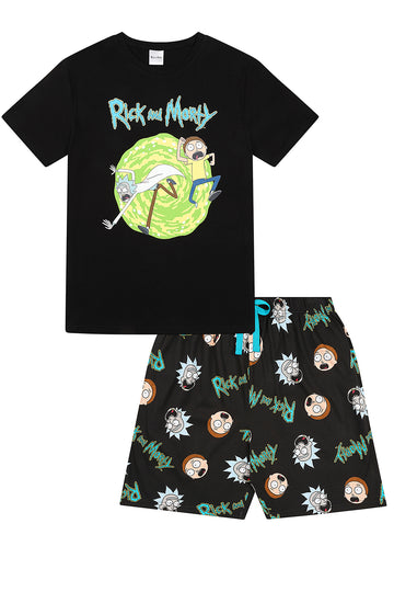 Mens Rick and Morty Short Pyjama Set