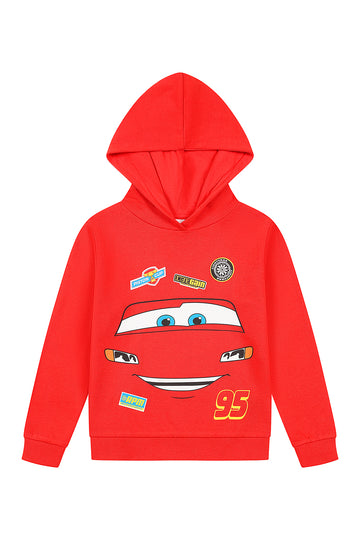 Boys Disney Cars Lightning McQueen Cotton Hoodie