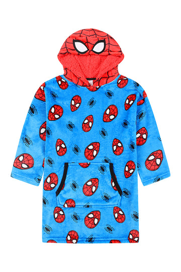 Spiderman Marvel Boys Luxury Oversized Fleece Hoodie