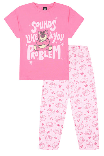 Womens Disney Toy Story Lotso Bear 'Sounds Like A You Problem' Long Pyjamas