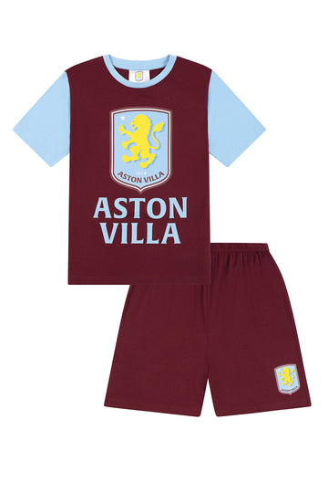 Official Aston Villa Football Club Short Football Short Pyjamas