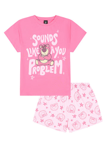 Womens Disney Toy Story Lotso Bear 'Sounds Like A You Problem' Short Pyjamas