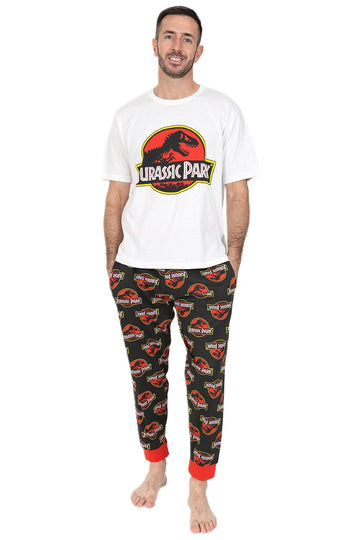 Mens Jurassic Park Long Pyjamas