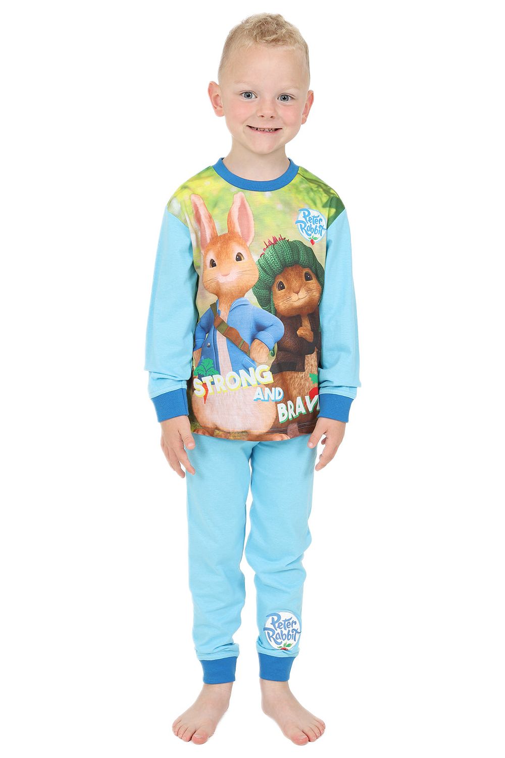 Pyjamas Rabbit Peter Rabbit Boys Strong And Brave Long Pyjama Set