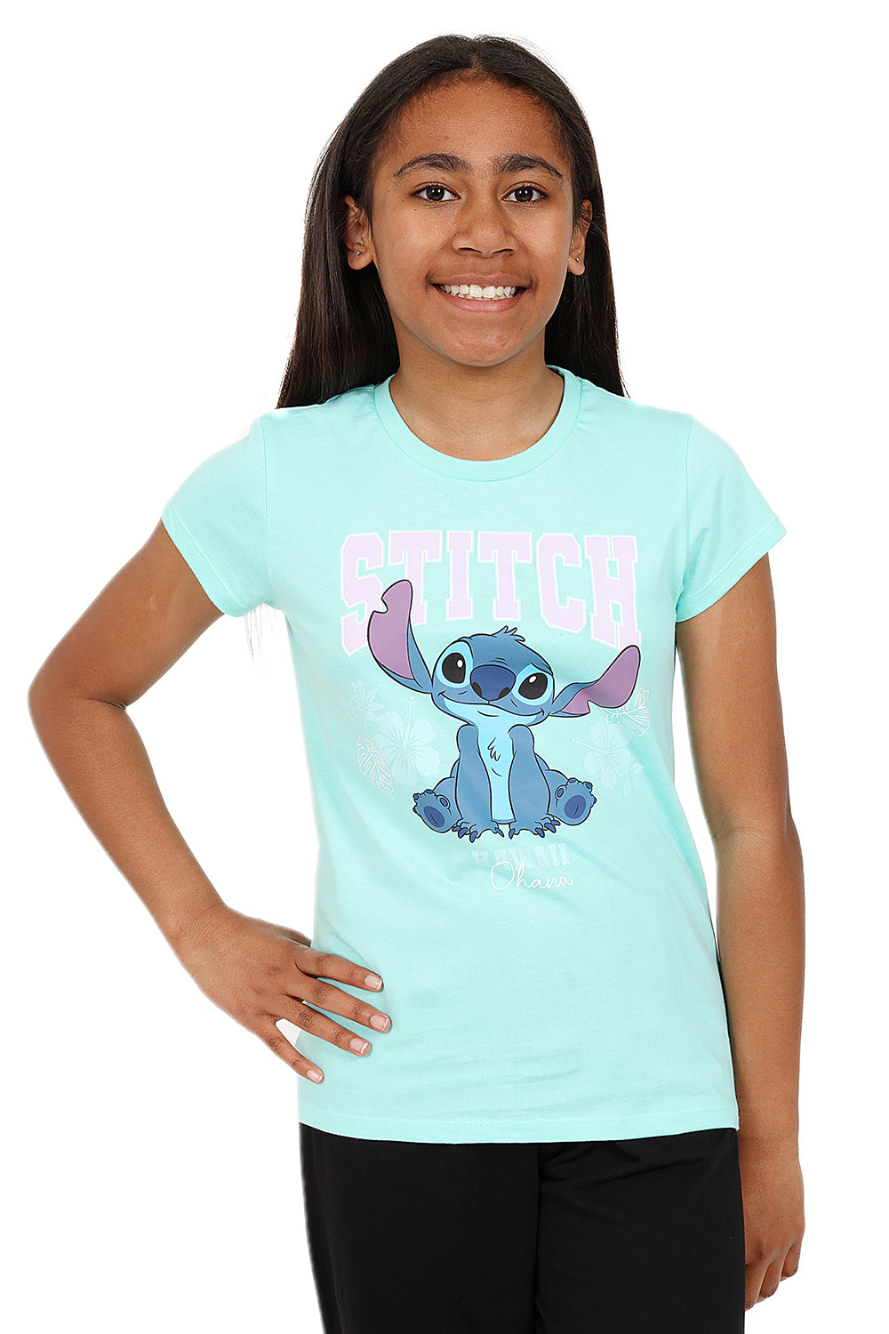 Lilo & Stitch T-Shirt Per Bambine E Ragazze - Cotone Morbido, Anni '90, Rosa, Taglie 3-13 Anni - 4
