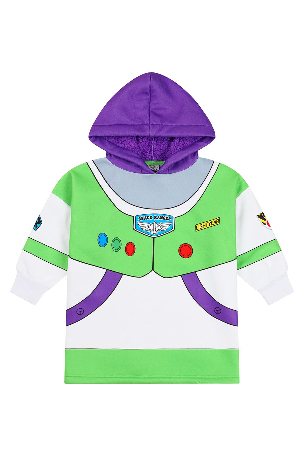 Boys Disney Toy Story Buzz Lightyear Fleece Hoodie