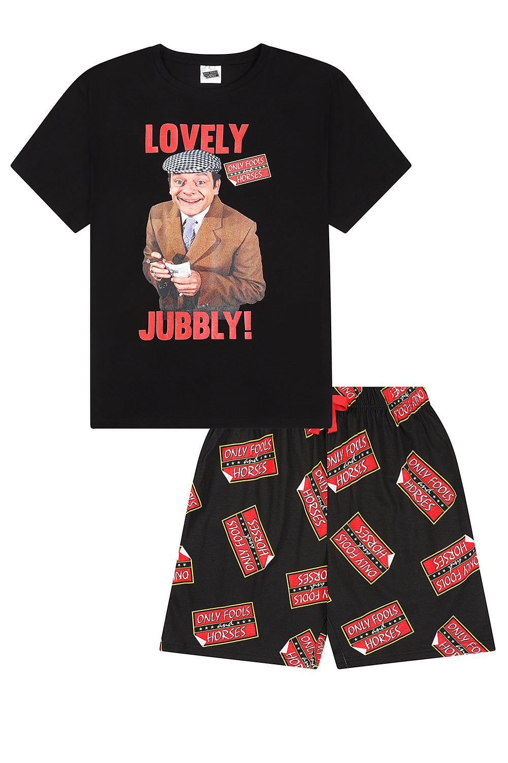 Mens Only Fools and Horses, Del Boy, Short Pyjama Set