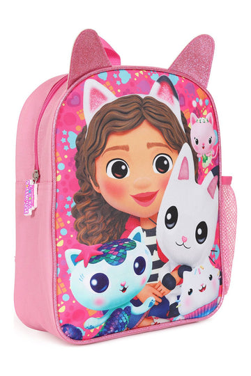 Gabby's Dollhouse Backpack, Kids Backpack, Schoolbag, Rucksack Pink